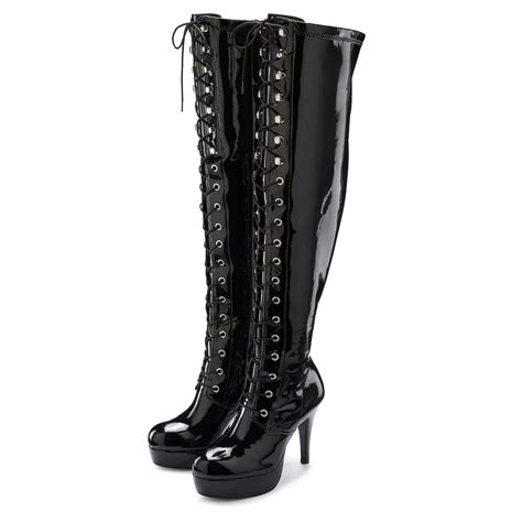 LASCANA Belle Affaire Overkneestiefel mit Plateau und。